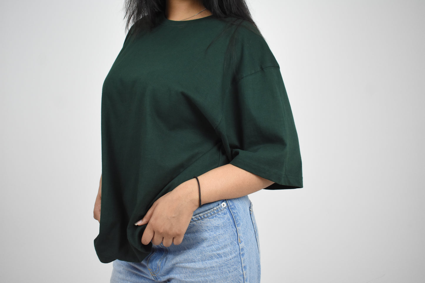 BASIC FOREST GREEN T-SHIRT