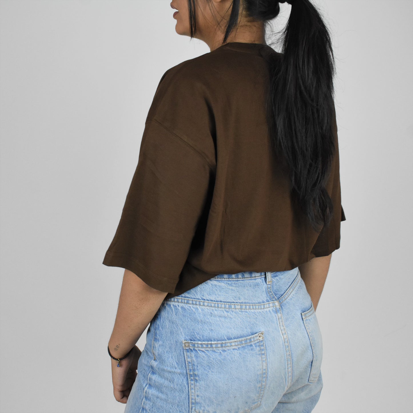 BASIC DUSKY BROWN T-SHIRT